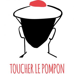 Toucher le pompon marin Armada 2019 Rouen coussin Paulin peint à la main made in france